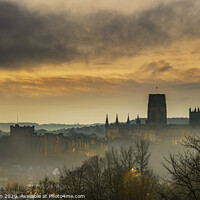 Buy canvas prints of Mystical Morning at Durham Cathedral by John Carson