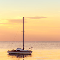 Buy canvas prints of Lonely boat by Wayne Lytton