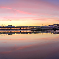 Buy canvas prints of Herne Bay Seafront  panoramic by Wayne Lytton