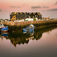 Buy canvas prints of Morning Skies - Whitstable Harbour by Wayne Lytton