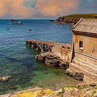 Buy canvas prints of  Lizard Point old lifeboat station by Kevin Snelling