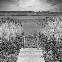 Buy canvas prints of Serenity of the Wooden Jetty by Kevin Snelling