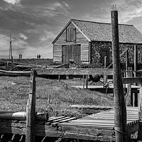 Buy canvas prints of Rustic Charm of Thornham Coal Barn by Kevin Snelling