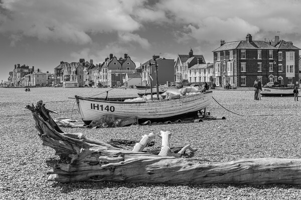Aldeburgh Seafront Picture Board by Kevin Snelling