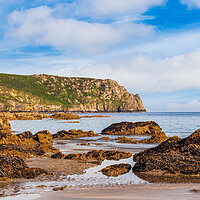Buy canvas prints of Serene Coastline at Roseland Peninsula by Kevin Snelling