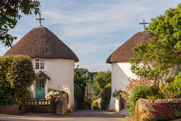 Charming Thatched Round Houses Picture Board by Kevin Snelling