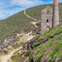 Buy canvas prints of Majestic Tin Mines by Kevin Snelling