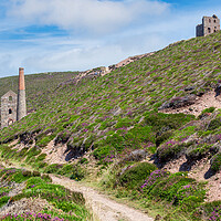 Buy canvas prints of A Historic Cornish Tin Mine by Kevin Snelling
