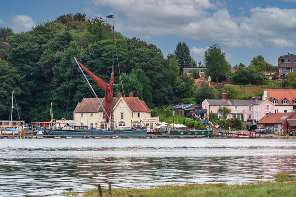 Serenity in Pin Mill Harbour Picture Board by Kevin Snelling