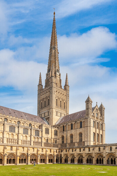 Majestic Norwich Cathedral Picture Board by Kevin Snelling