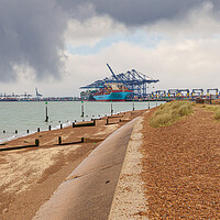 Buy canvas prints of felixstowe port by Kevin Snelling