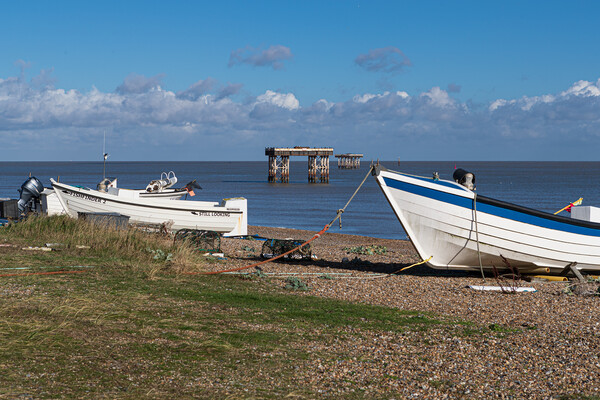 Tranquil Sizewell Beach Scene Picture Board by Kevin Snelling