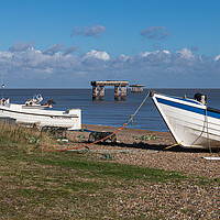 Buy canvas prints of Tranquil Sizewell Beach Scene by Kevin Snelling