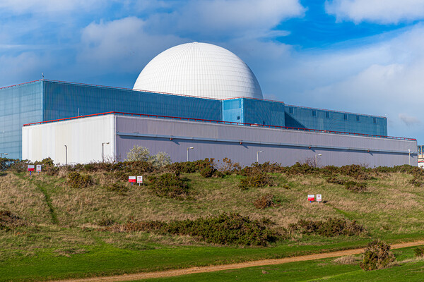 Sizewell nuclear power station  suffolk coast Picture Board by Kevin Snelling
