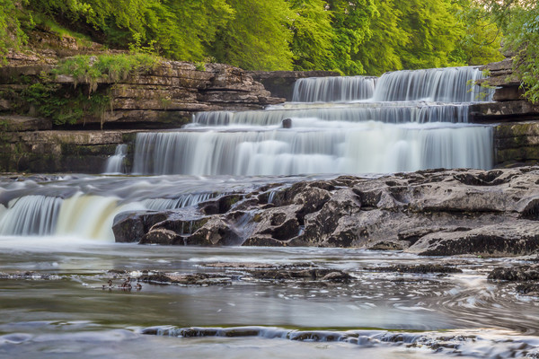 Majestic Aysgarth Falls Picture Board by Kevin Snelling