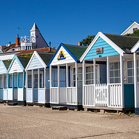 Buy canvas prints of Southwold beach huts by Kevin Snelling