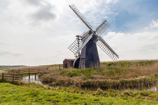 Idyllic Windmill Haven Picture Board by Kevin Snelling