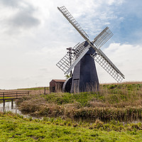Buy canvas prints of Idyllic Windmill Haven by Kevin Snelling