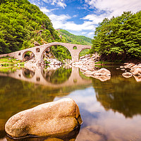 Buy canvas prints of The Enchanting Devils Bridge by Kevin Snelling