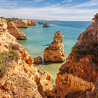 Buy canvas prints of Majestic Marinha Beach by Kevin Snelling