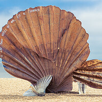 Buy canvas prints of aldeburgh scallop by Kevin Snelling