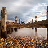 Buy canvas prints of Lowestoft Sea defences by Kevin Snelling
