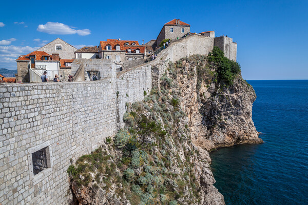 Majestic Dubrovnik Walls Picture Board by Kevin Snelling