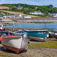 Buy canvas prints of Mevagissey harbour Cornwall by Kevin Snelling