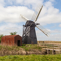 Buy canvas prints of Herringfleet Mill by Kevin Snelling