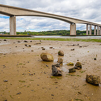 Buy canvas prints of Orwell Bridge Ipswich by Kevin Snelling