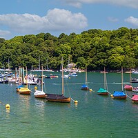 Buy canvas prints of Fowey Harbour Cornwall by Kevin Snelling
