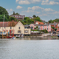 Buy canvas prints of Serene Pin Mill Riverside by Kevin Snelling
