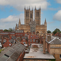 Buy canvas prints of Majestic Lincoln Cathedral by Kevin Snelling