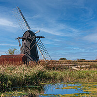 Buy canvas prints of herringfleet windmill, by Kevin Snelling