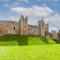 Buy canvas prints of Majestic Fortress on British Landscape by Kevin Snelling
