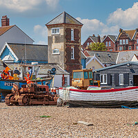 Buy canvas prints of Aldeburgh Beach by Kevin Snelling