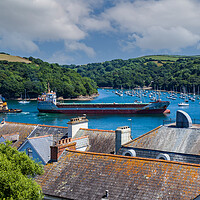 Buy canvas prints of Fowey Harbour by Kevin Snelling