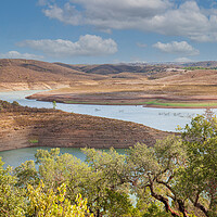 Buy canvas prints of Serene river flowing through picturesque Algarve c by Kevin Snelling