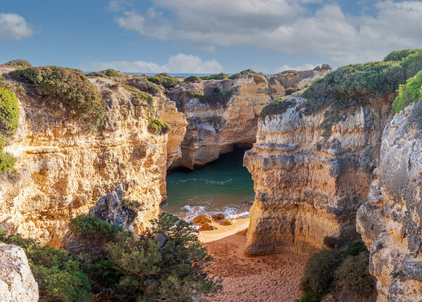 Hidden Paradise in Algarve Picture Board by Kevin Snelling