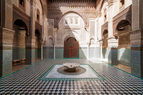 Serenity in Moroccan Architecture Picture Board by Kevin Snelling