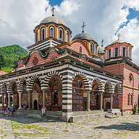 Buy canvas prints of Majestic Rila Monastery by Kevin Snelling