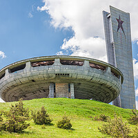 Buy canvas prints of The Majestic Brutalism of Buzludzha by Kevin Snelling