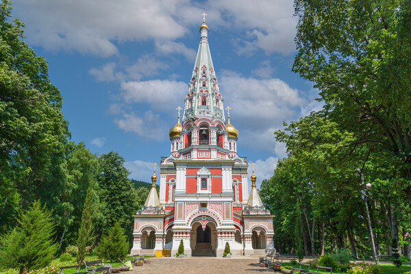 Majestic Shipka Monastery Picture Board by Kevin Snelling