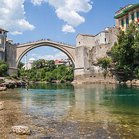 Buy canvas prints of Majestic Stari Most Bridge by Kevin Snelling