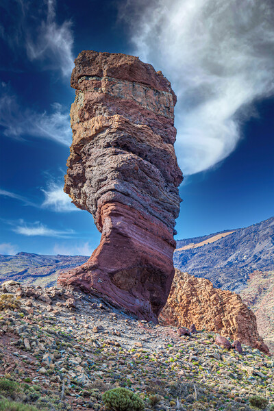 Majestic Teide Canyon Picture Board by Kevin Snelling