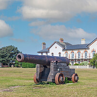 Buy canvas prints of The Historic Southwold Cannon by Kevin Snelling