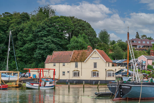 Serenity in Pin Mill Picture Board by Kevin Snelling