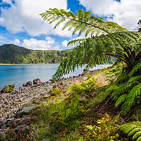 Buy canvas prints of Mystical Beauty of Lagoa do Fogo by Kevin Snelling