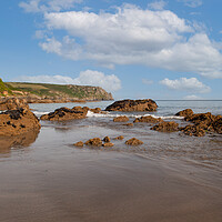 Buy canvas prints of Majestic Coastline of Roseland by Kevin Snelling