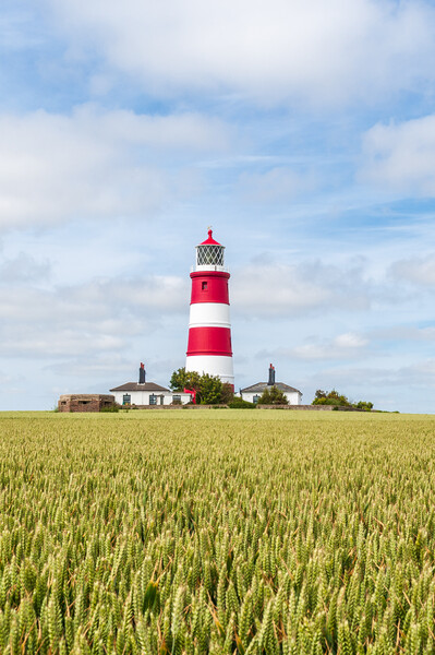 Majestic Happisburgh Lighthouse Picture Board by Kevin Snelling